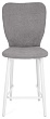 стул Чинзано полубарный нога белая 600 (Т180 светло-серый)