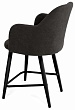 стул Эспрессо-1 полубарный-мини нога черная 500 (Т190 горький шоколад)