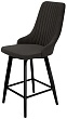 стул Клэр полубарный нога черная 600 360F47 (Т190 горький шоколад)