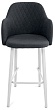стул Эспрессо-1 барный нога белая 700 (Т177 графит)