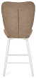 стул Чинзано полубарный нога белая 600 360F47 (Т184 кофе с молоком)