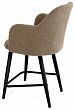 стул Эспрессо-1 полубарный-мини нога черная 500 (Т184 кофе с молоком)