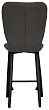 стул Чинзано полубарный нога черная 600 (Т190 горький шоколад)