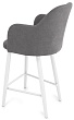 стул Эспрессо-1 полубарный нога белая 600 (Т180 светло-серый)