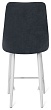 стул Клэр полубарный нога белая 600 (Т177 графит)