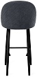 стул Капри-5 БАРНЫЙ нога черная 700 (Т177 графит)